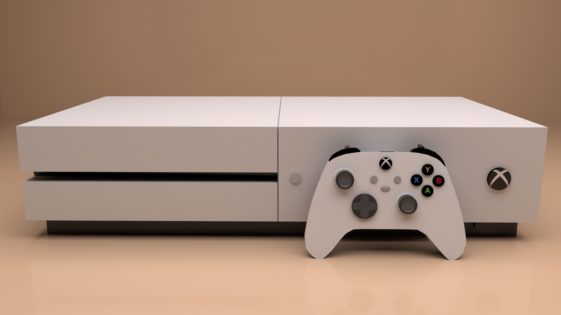 ArtStation - Xbox one s 3D Model