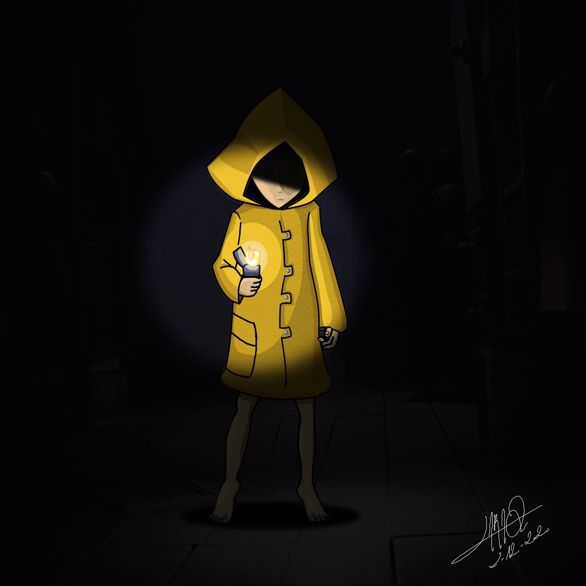 Little Nightmares Six Fanart: Draw an Awesome Stylized 'Six', by Drawism  Art