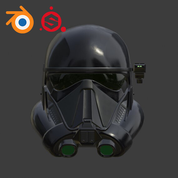 ArtStation - Star Wars: Death Trooper helmet