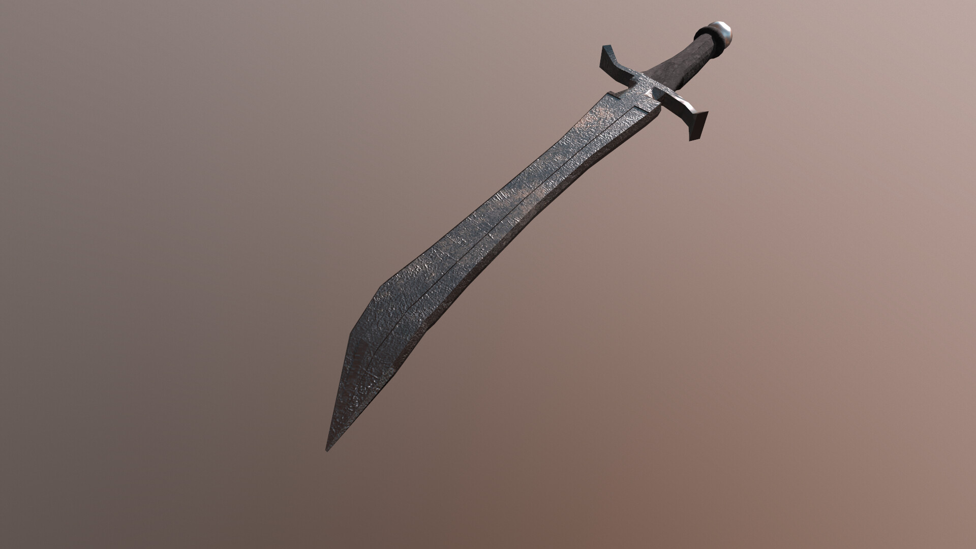 Artstation old rusty sword