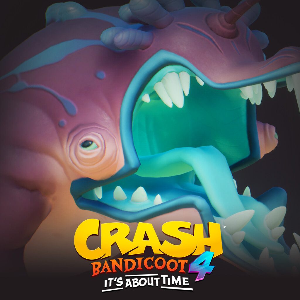 ArtStation Crash Bandicoot 4 Space Eel