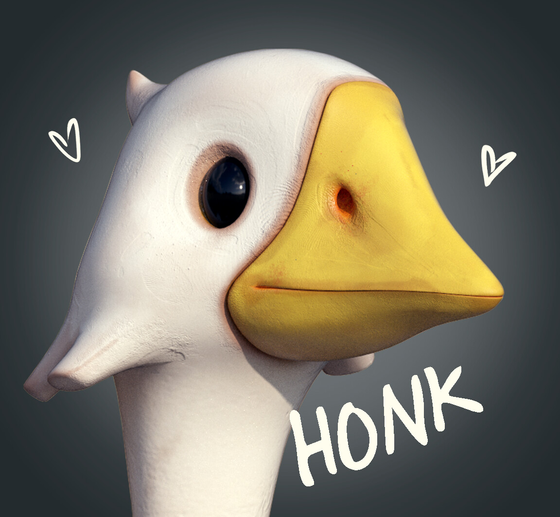 ArtStation - the horrible goose, Untitled Goose Game, HD phone