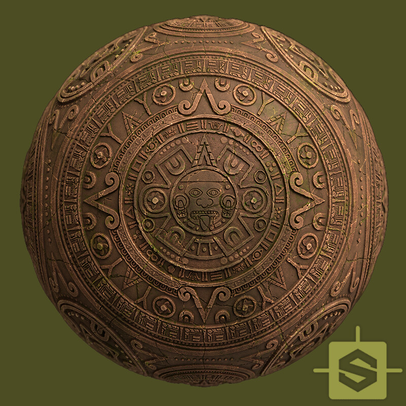 ArtStation Mayan Calendar Ruins