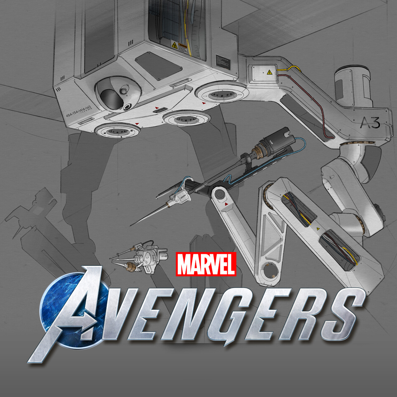 Marvels Avengers AIM Medical Arms