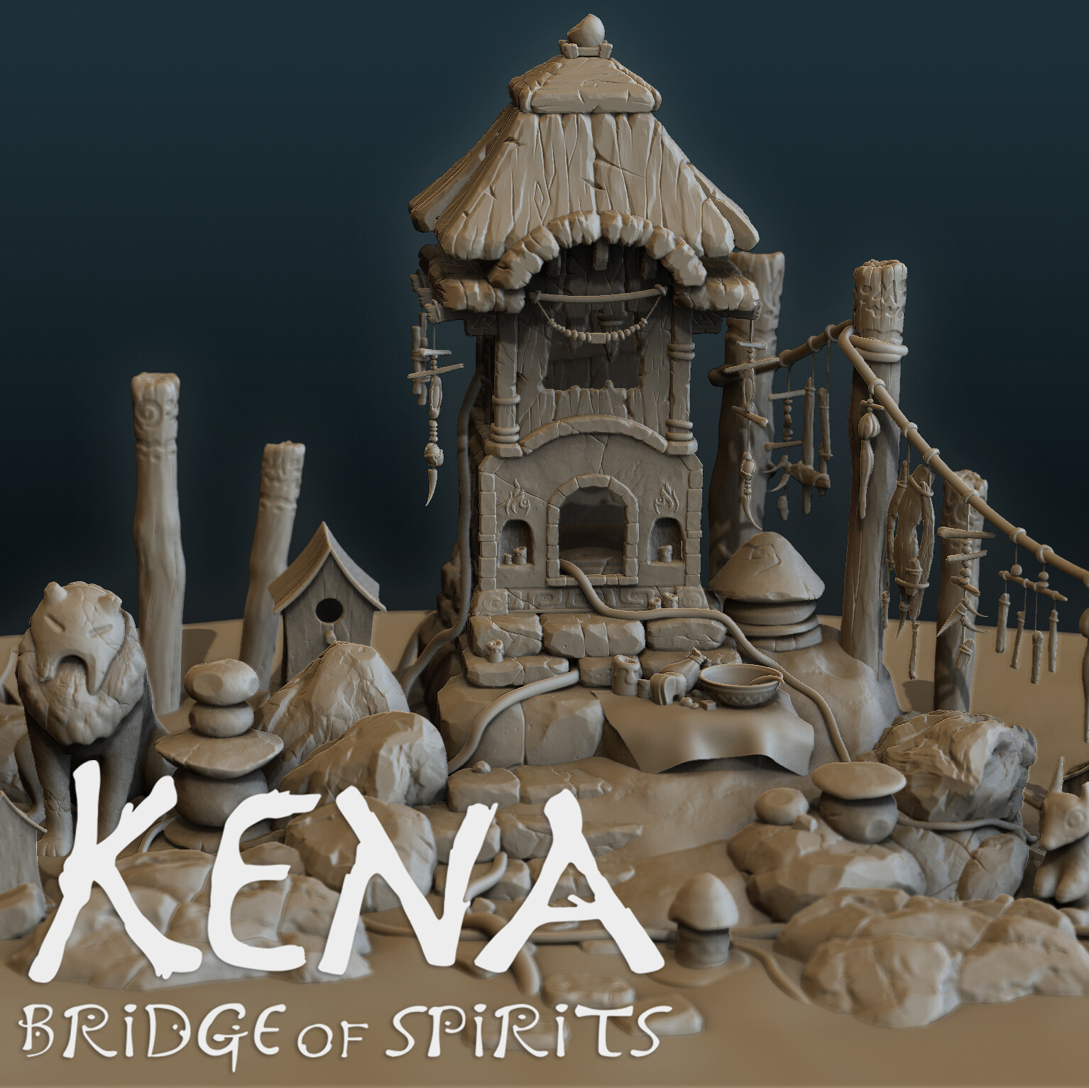 Kena: Bridge of Spirits (PS5) - The Cover Project