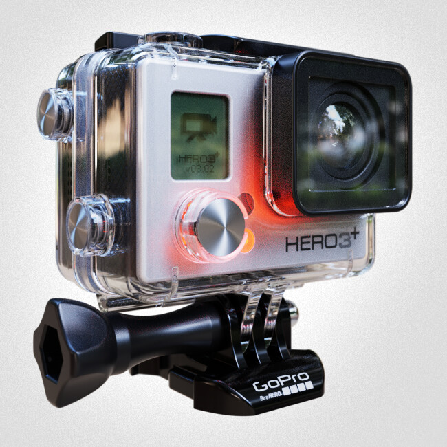 ArtStation - GoPro Hero3+ with Accessories