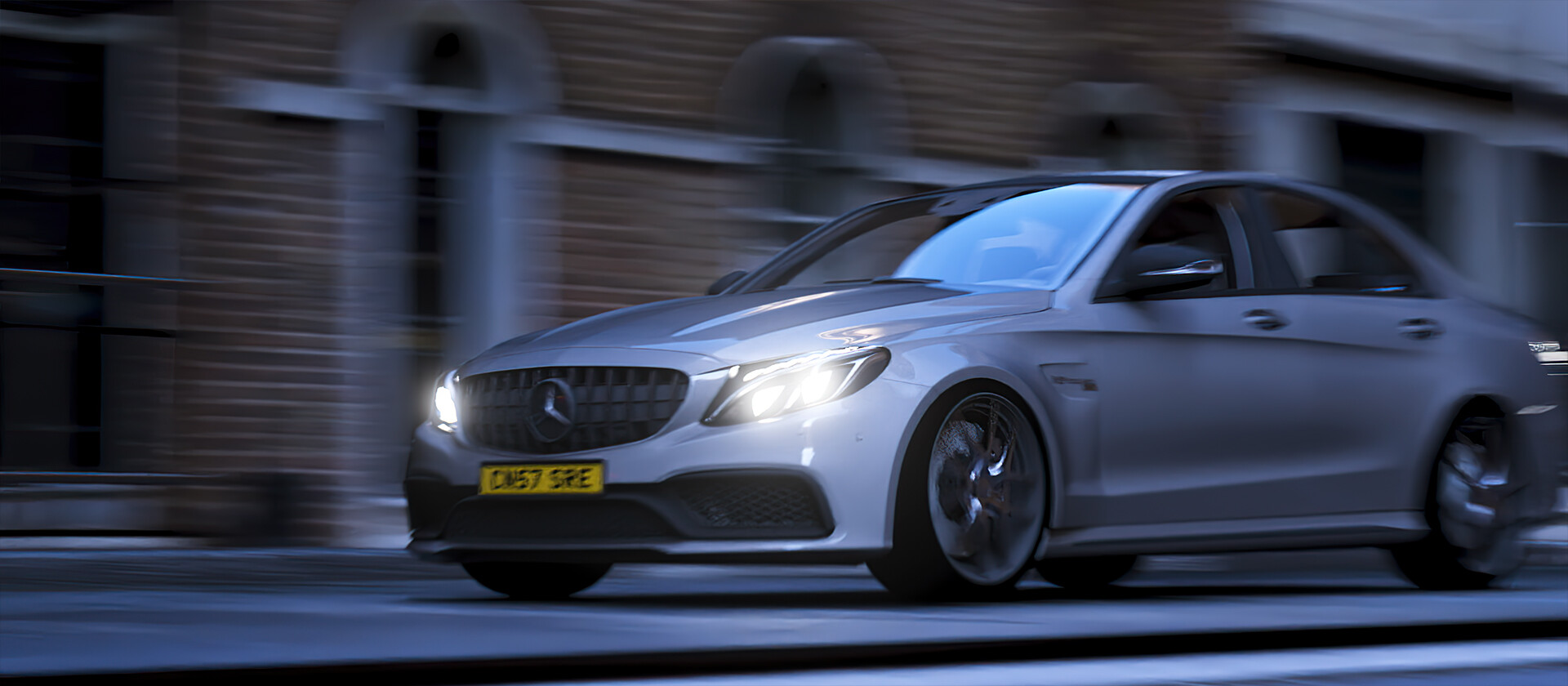 Mercedes AMG C63s Animation | 5K animation | Cinema 4D and Redshift