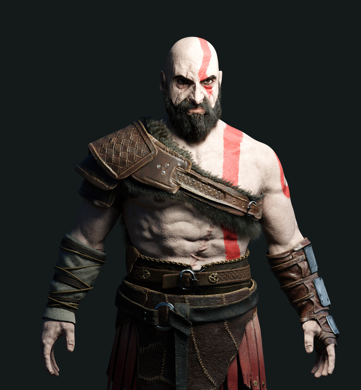 ArtStation - Kratos Fan art