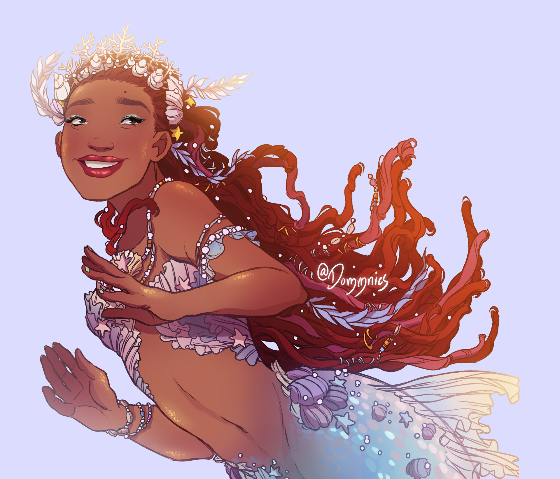 Artstation Halle Bailey As Ariel Design Ideas 0856