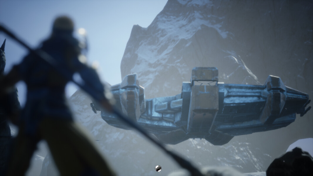 Personal Project: Previz - Unreal Engine 4.25 - The Ebon Hawk Arrival