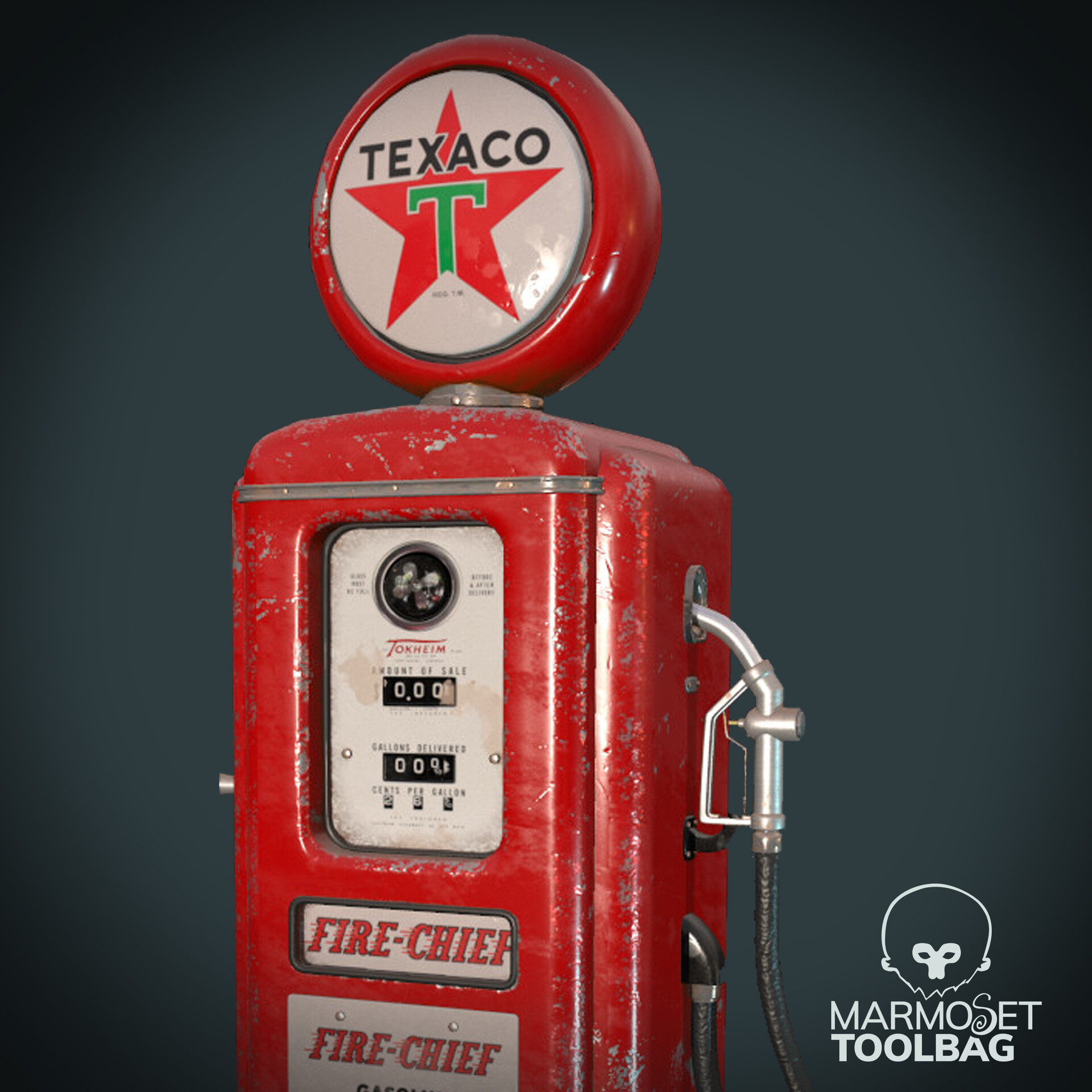 ArtStation - Texaco Pump