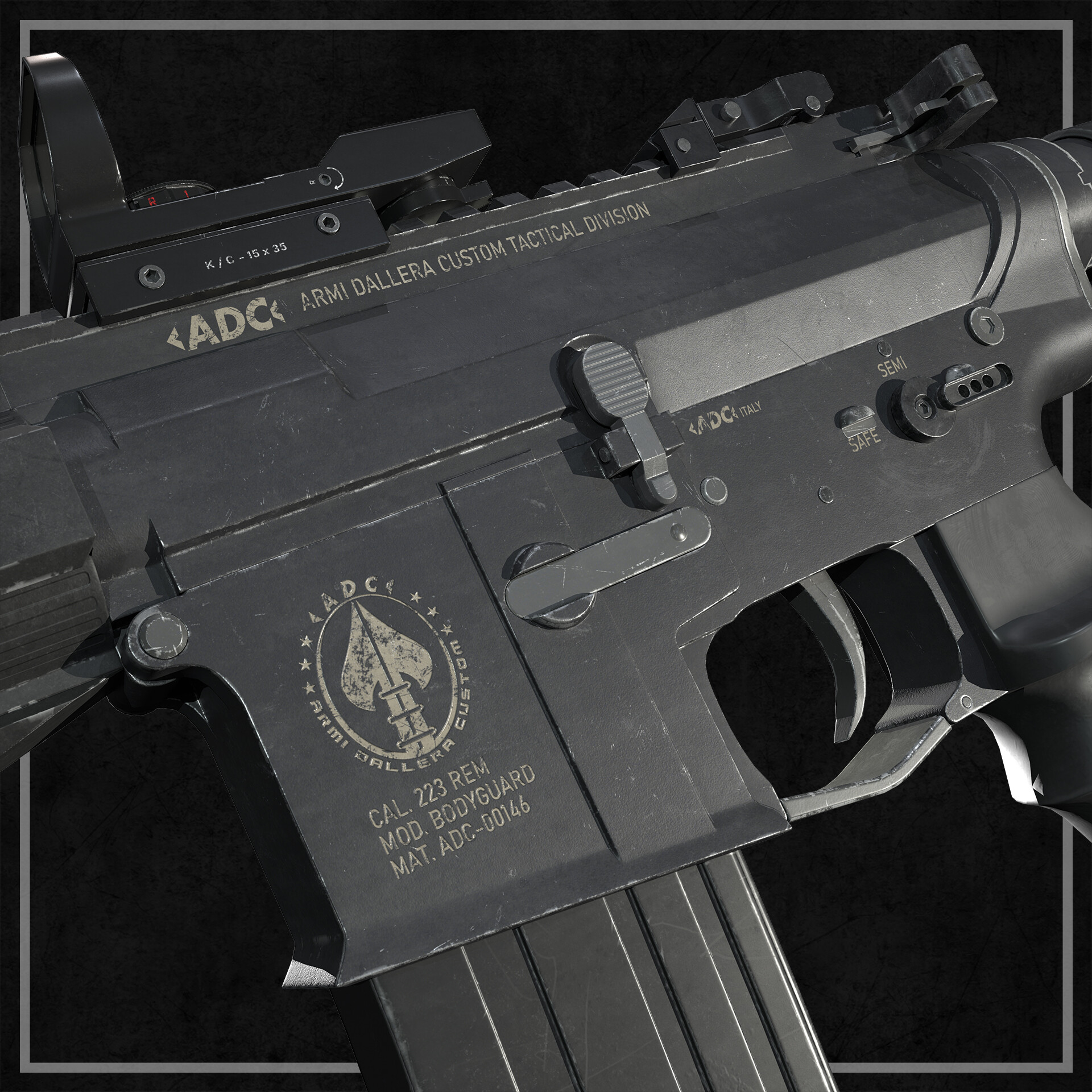 custom tactical assault rifles