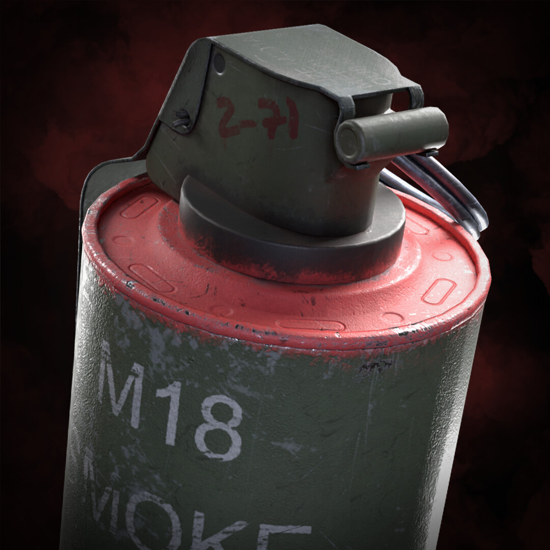 ArtStation - M18 Smoke Grenade
