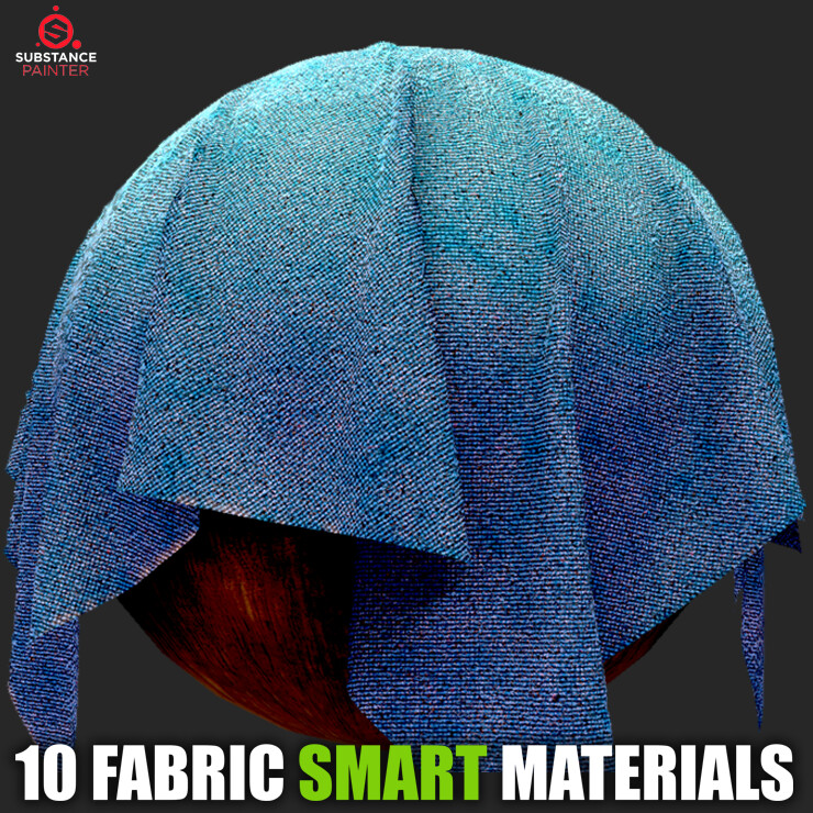 ArtStation - 10 Fabric Smart Materials vol.2 (Substance Painter)