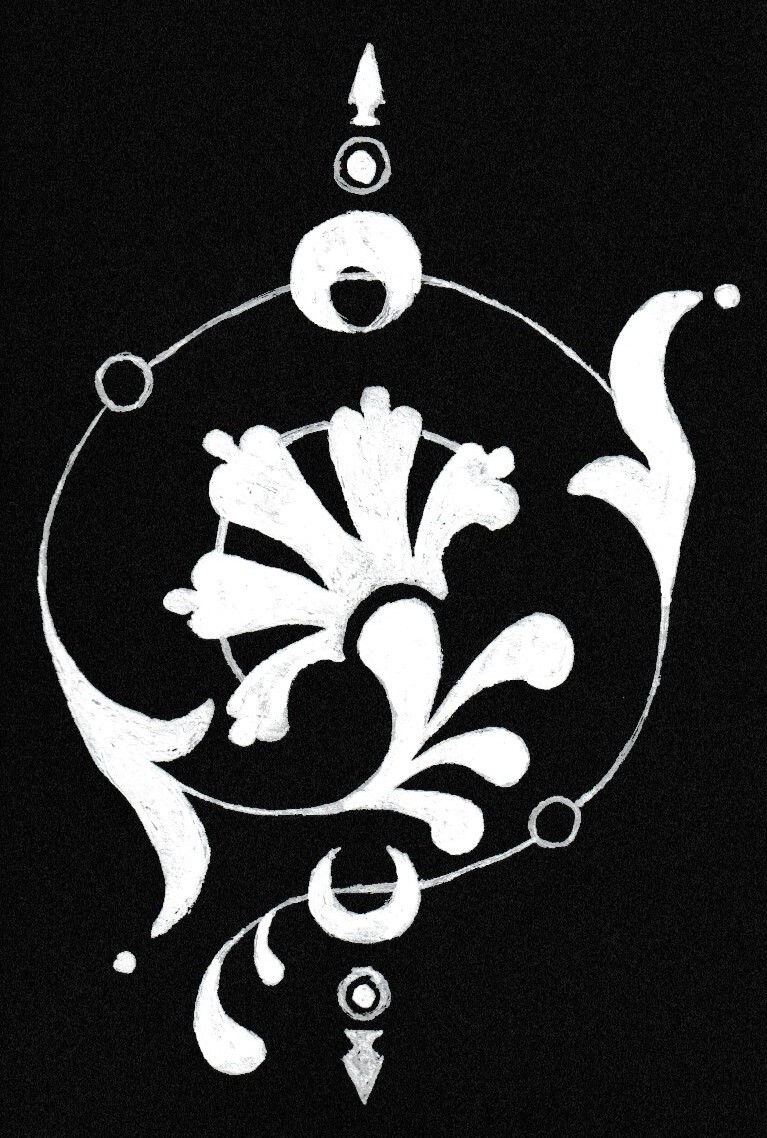 White on Black lineart