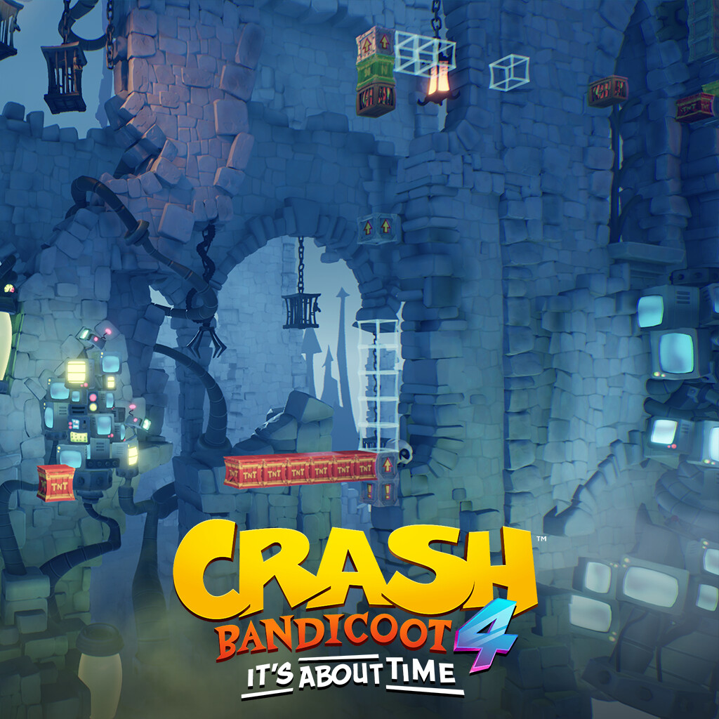 ArtStation - Crash Bandicoot 4 - Flashback Levels