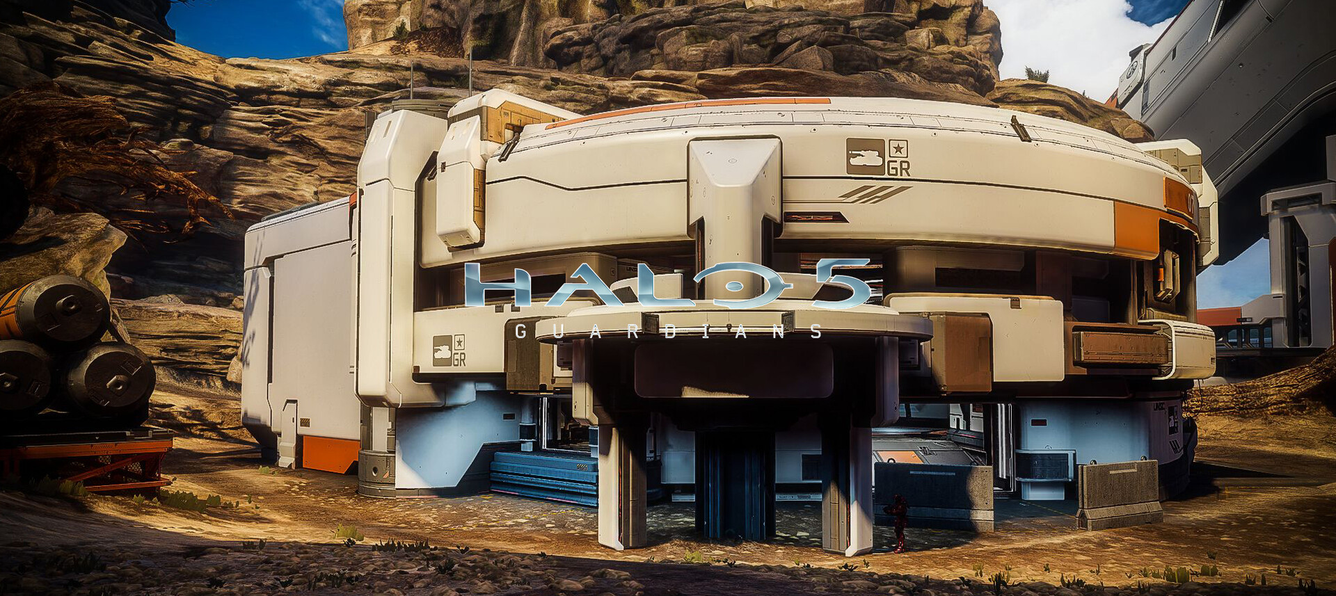 ArtStation Halo 5 Guardians Warzone Garage Exterior