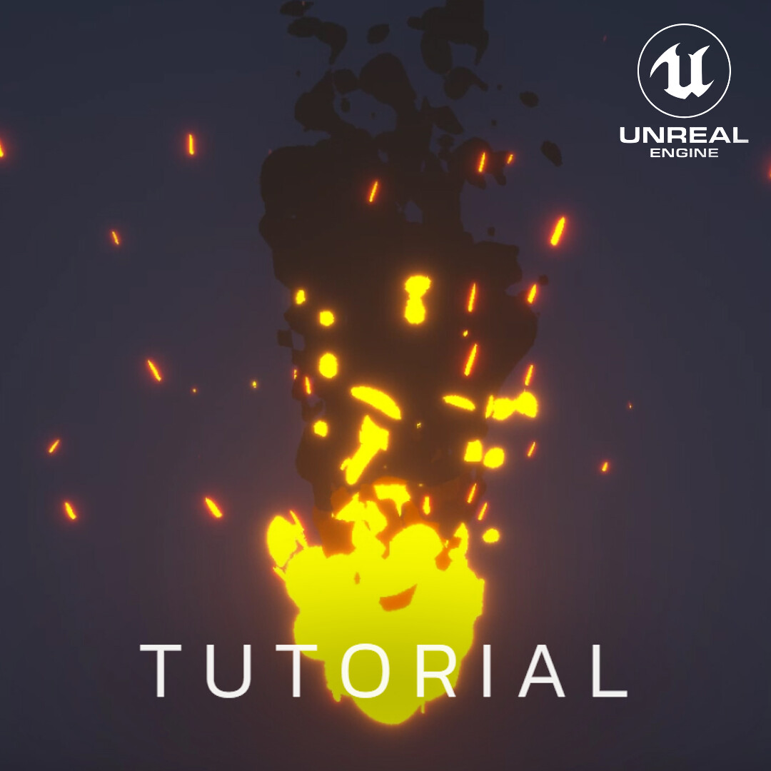 ArtStation - Cartoon Fire in UE4 (Tutorial)