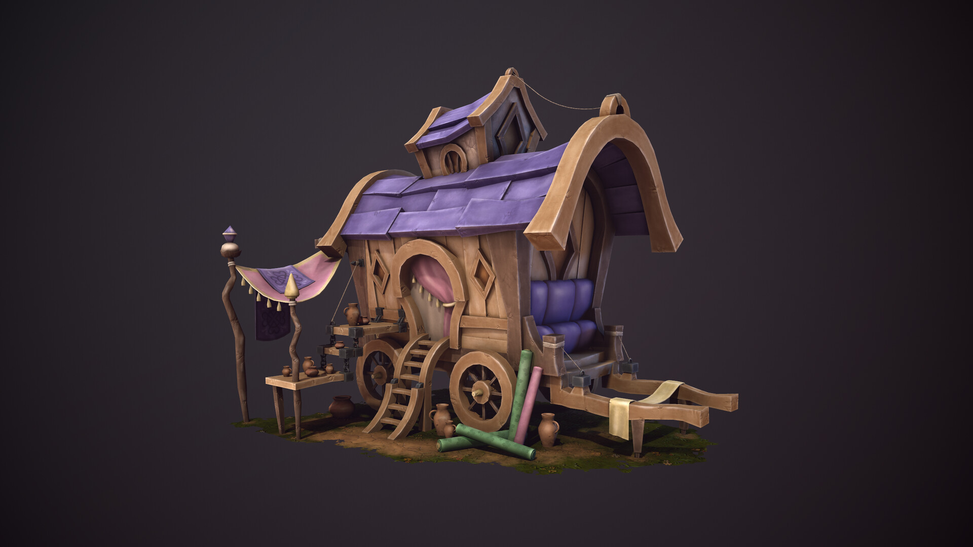 ArtStation - Gypsy Wagon