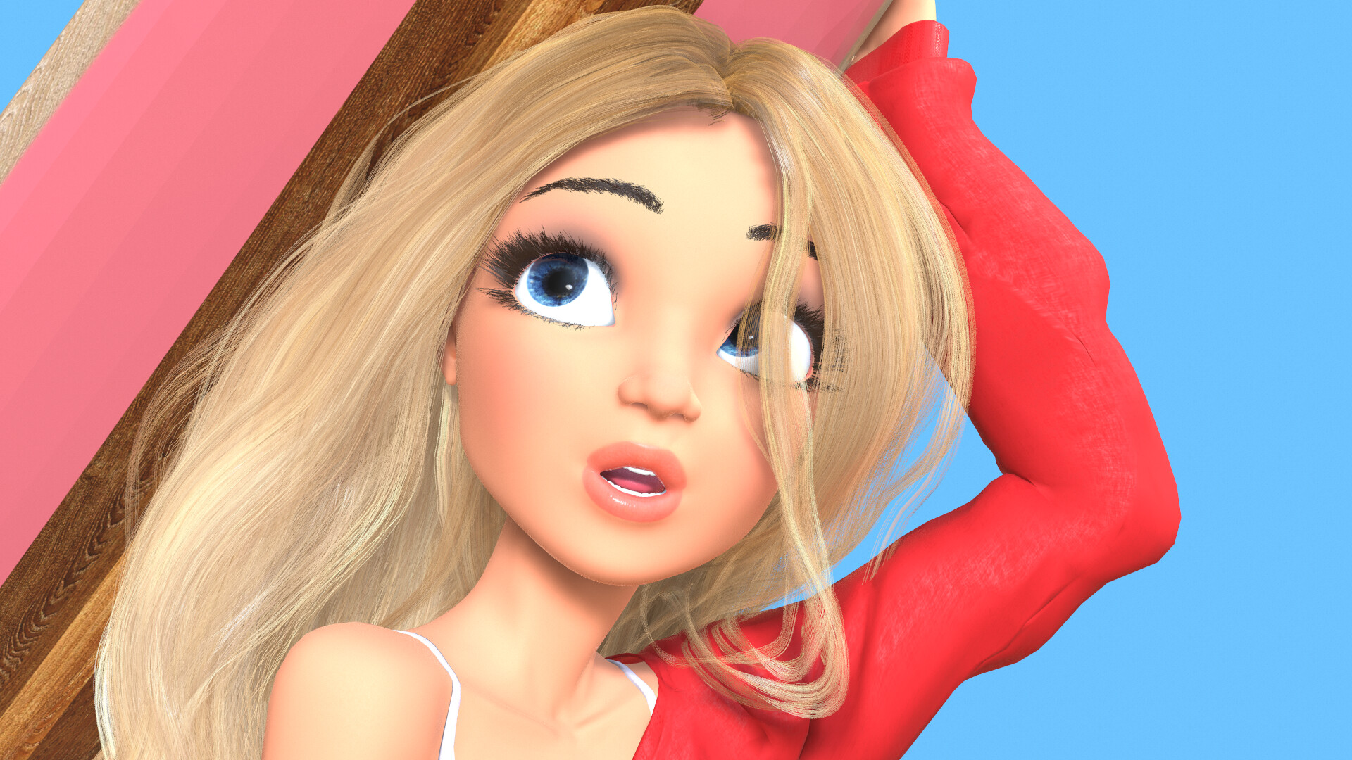 ArtStation - California Girl - Done Surfing