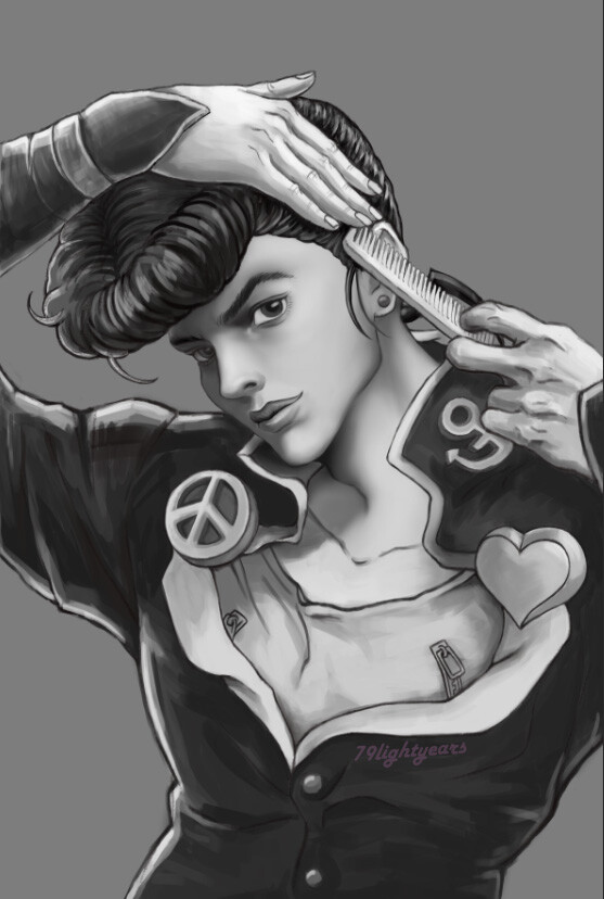 ArtStation - JJBA FanArt - Josuke Higashikata