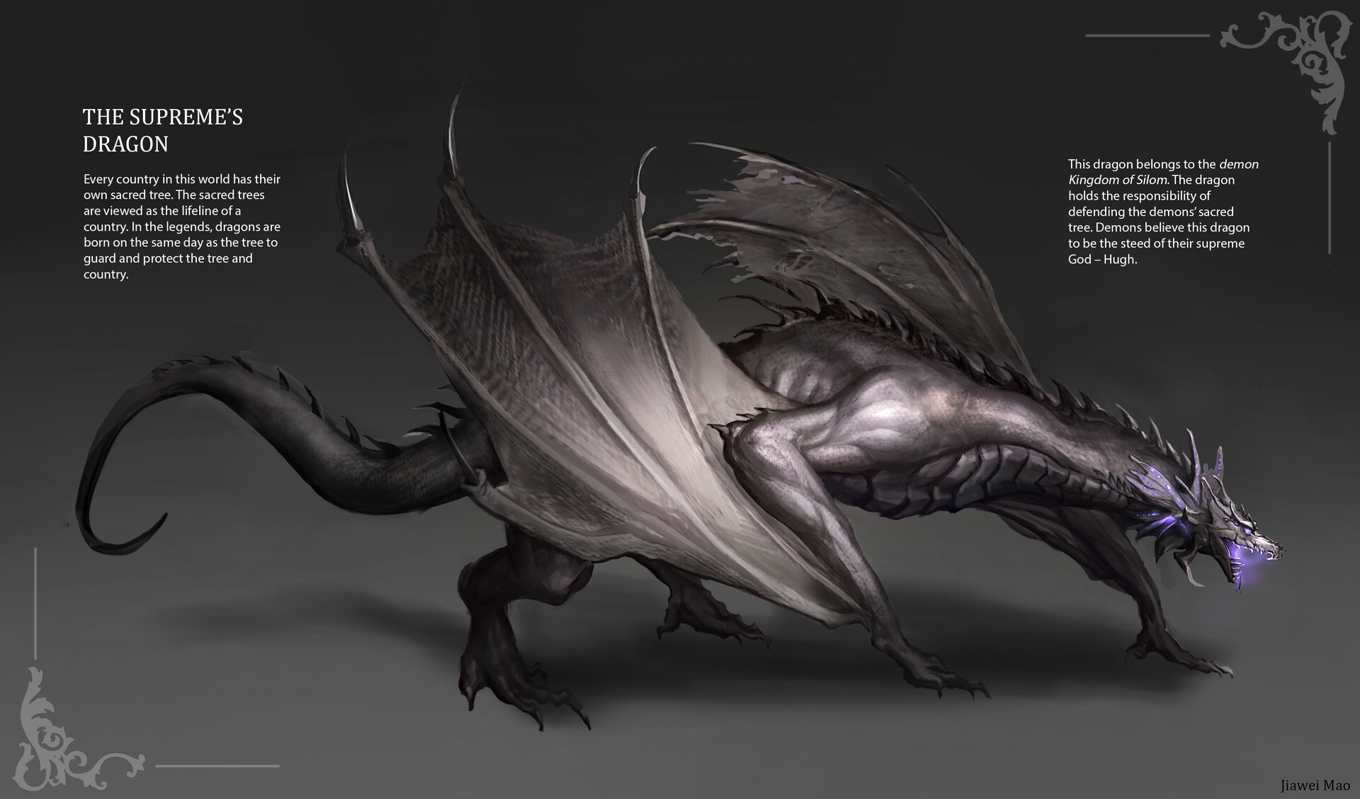 ArtStation - Fantasy Creature - Dragon Hoder