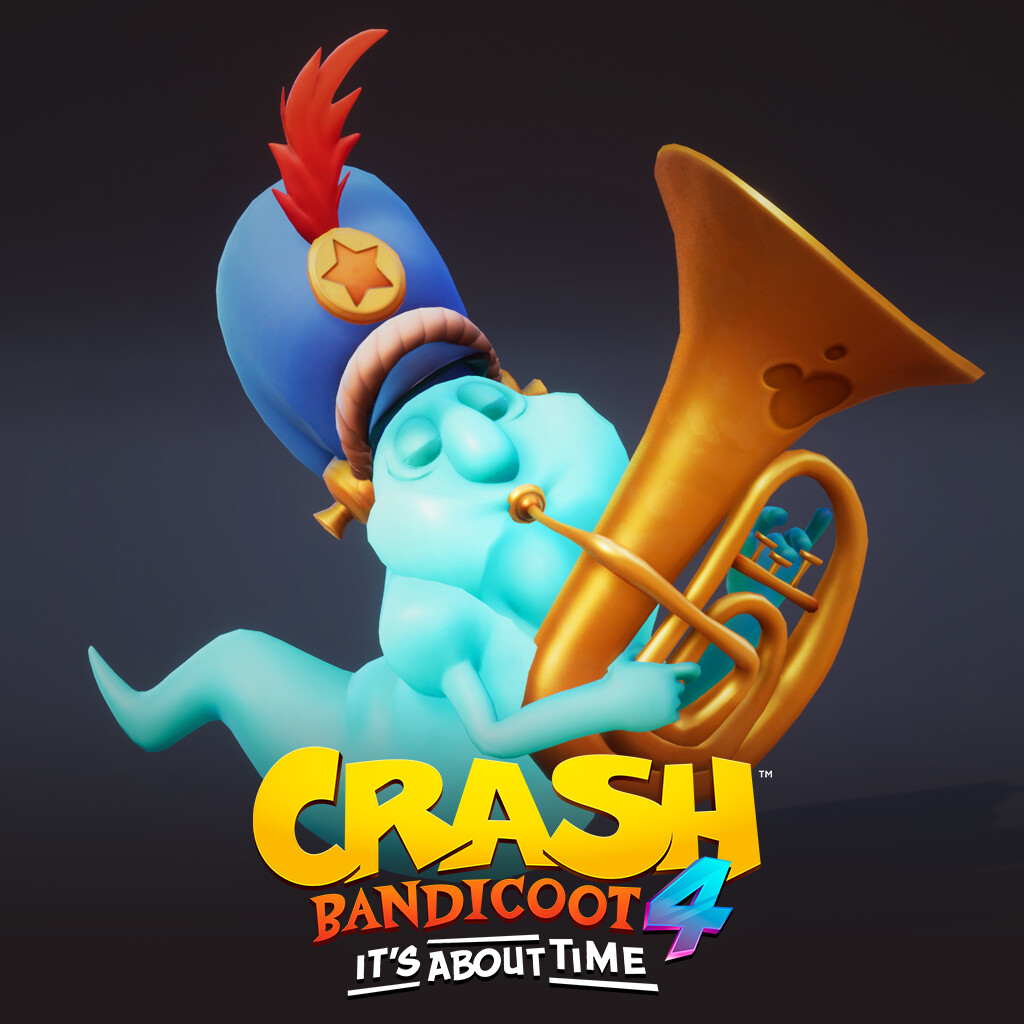 ArtStation Crash Bandicoot 4 Ghost musicians