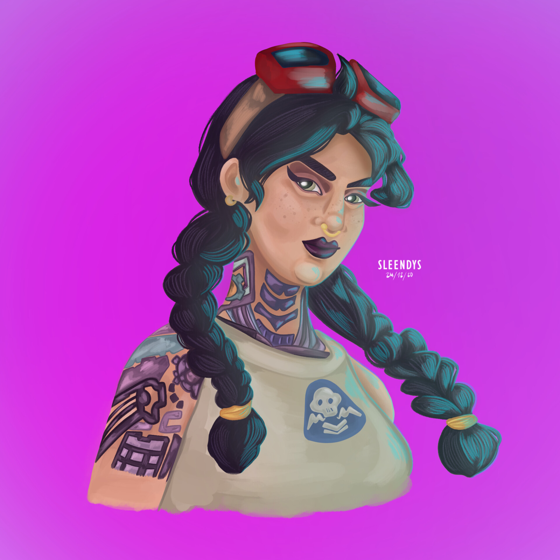 Artstation Jules Fortnite Fanart 1588