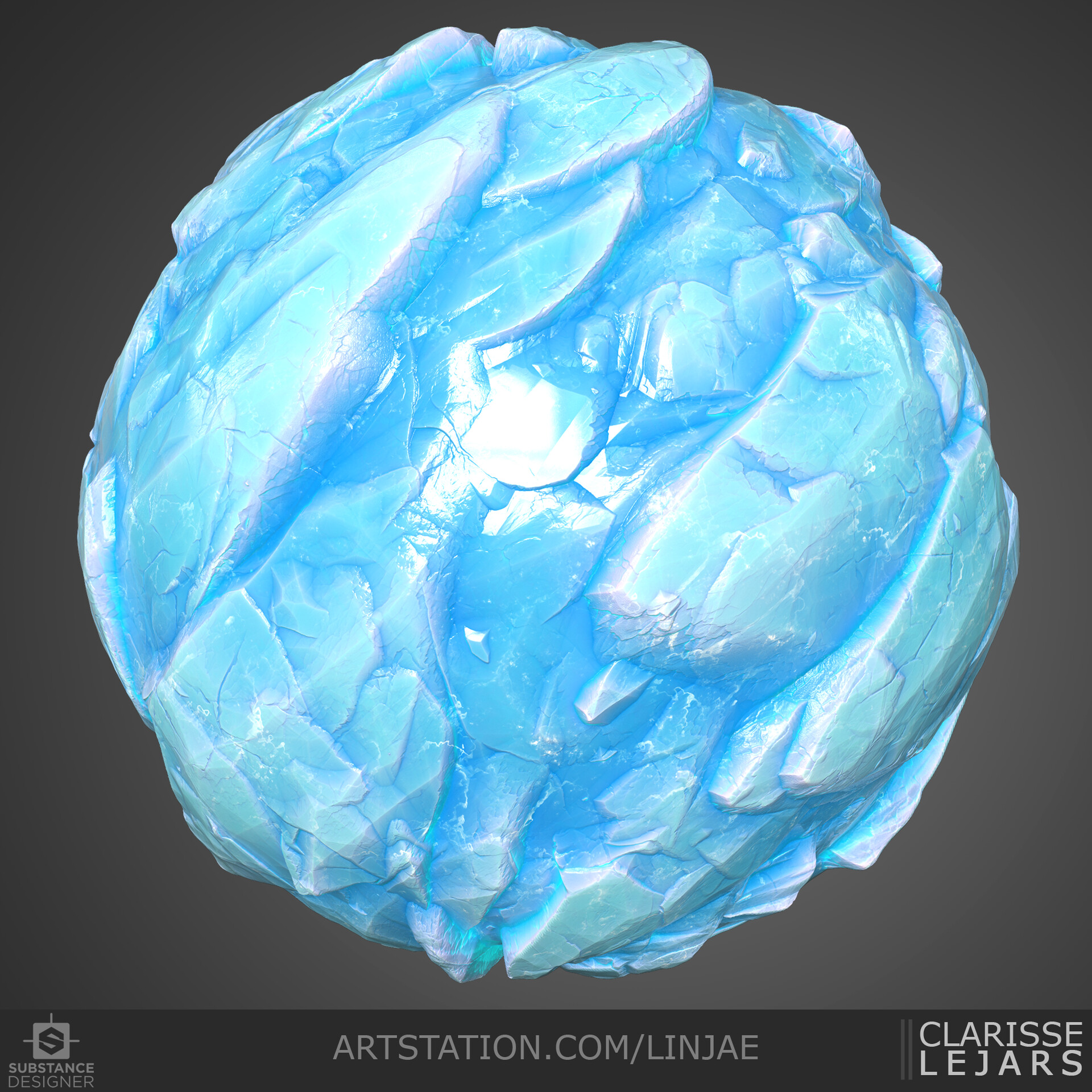 Artstation - Stylized Ice Material