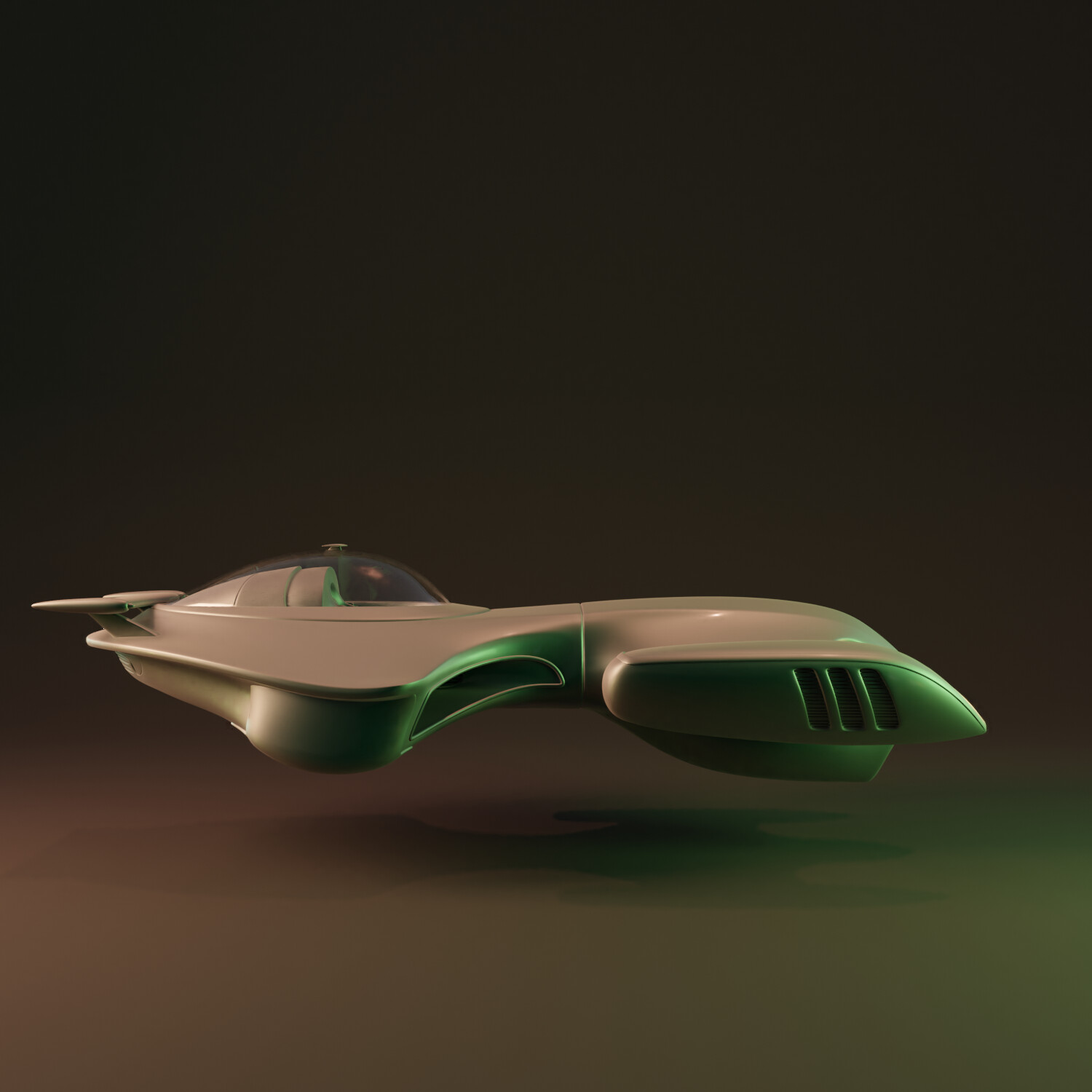 ArtStation - model of a space car