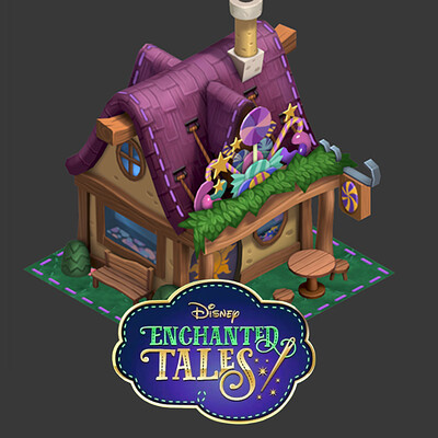 3D Isometric Assets for Disney Enchanted Tales Mobile Game