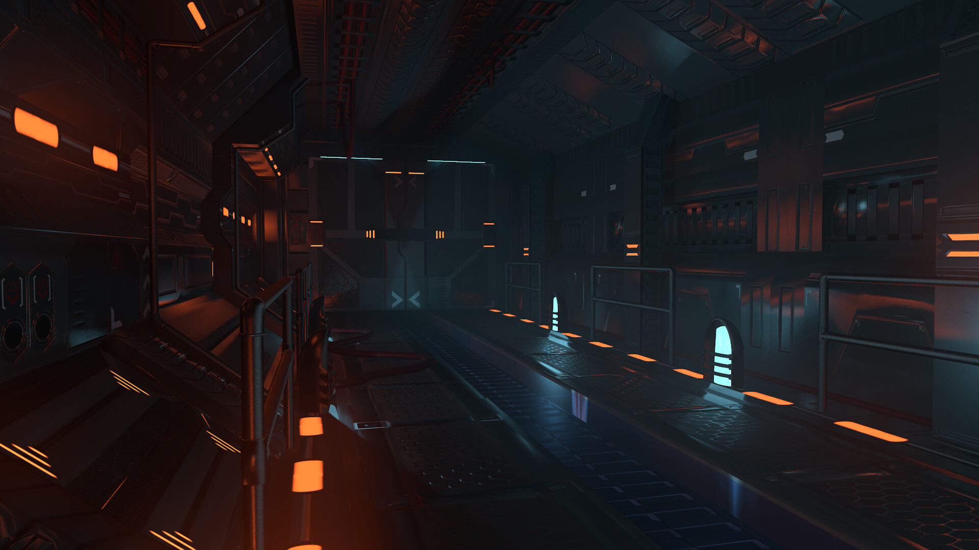 ArtStation - Sci-Fi Hallway