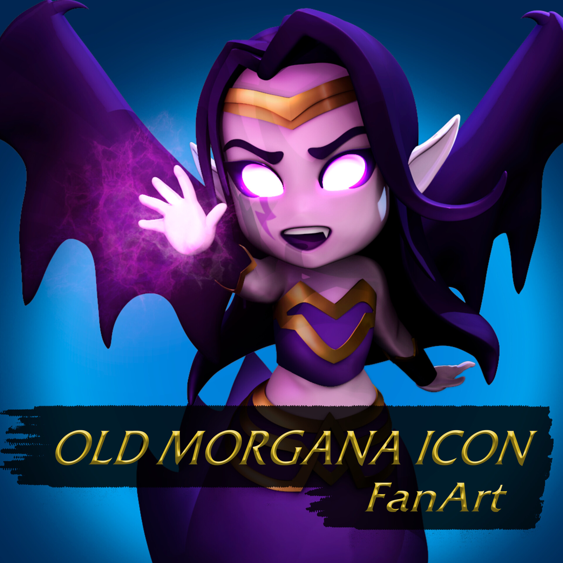 ArtStation - Old Morgana Icon (League of Legends' Fan Art)