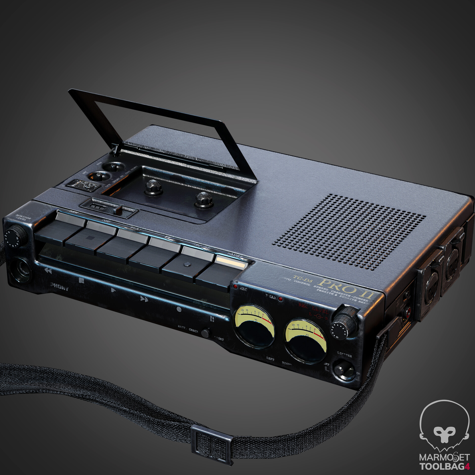 Jack Goodman's 3D Portfolio - Game Ready Hero Prop, Worn