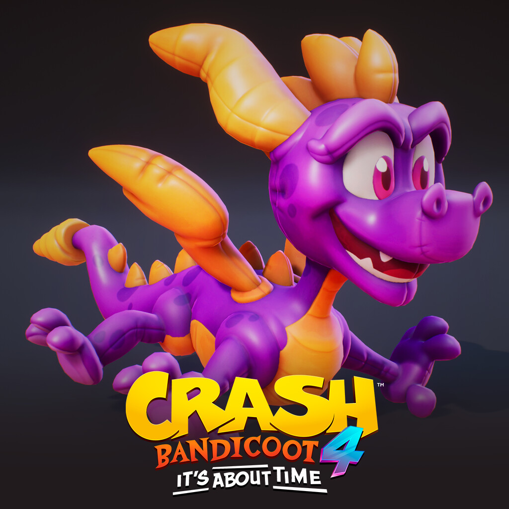 ArtStation Crash Bandicoot 4 Spyro Float