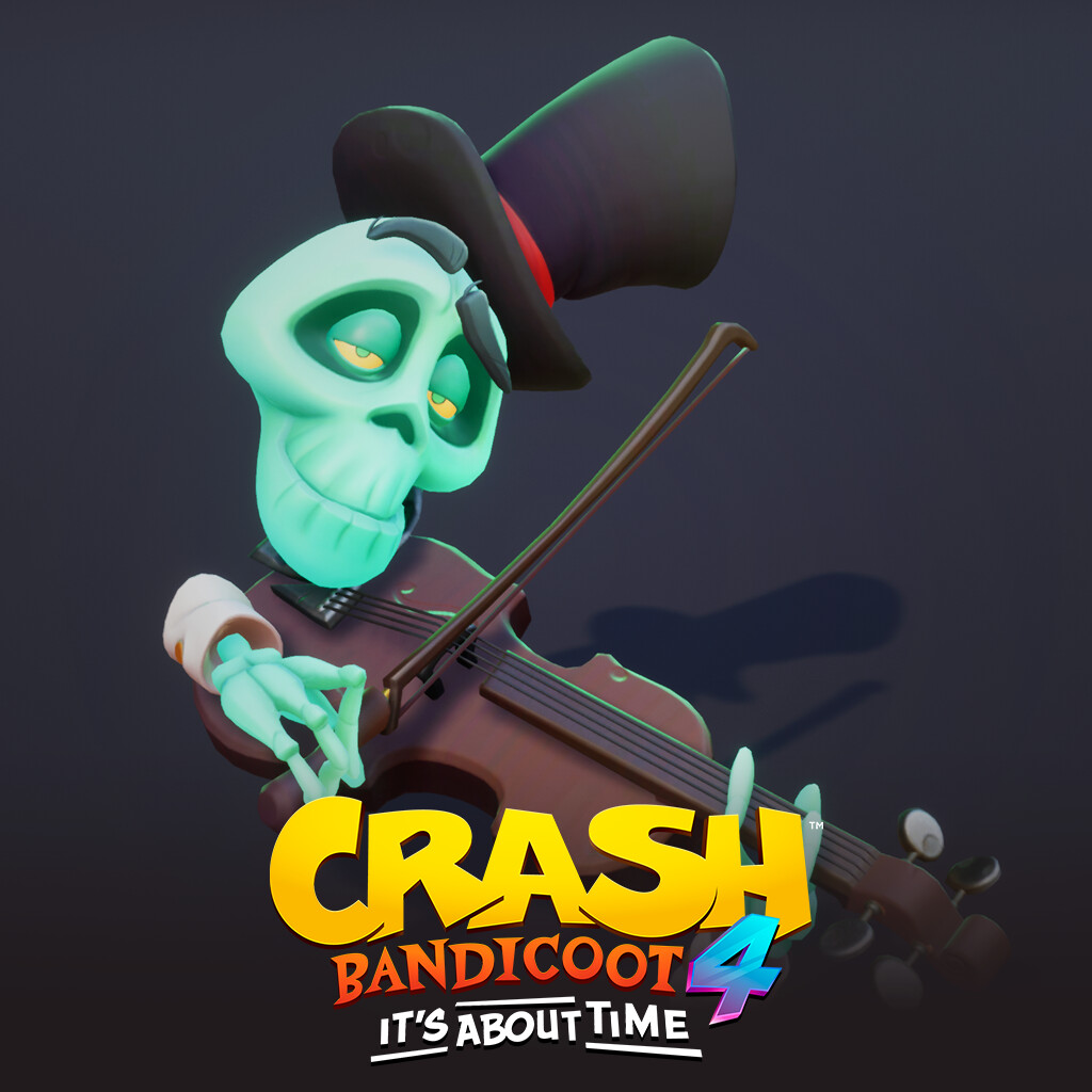 ArtStation Crash Bandicoot 4 Skeleton Musicians
