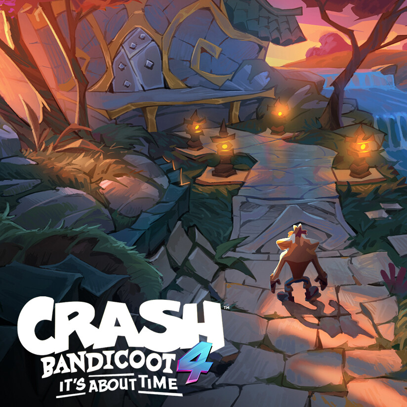 ArtStation Crash Bandicoot 4 Concept Art Tranquility Falls
