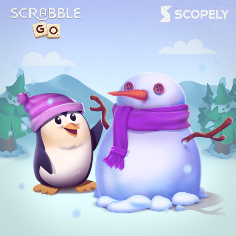 ArtStation Scrabble GO Winter Event