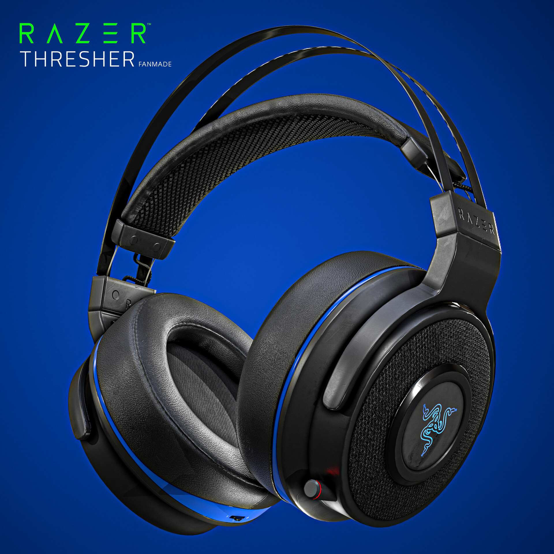 Razer Thresher 7.1 PS4 PS5対応ワイヤレスヘッドセット - ヘッドフォン