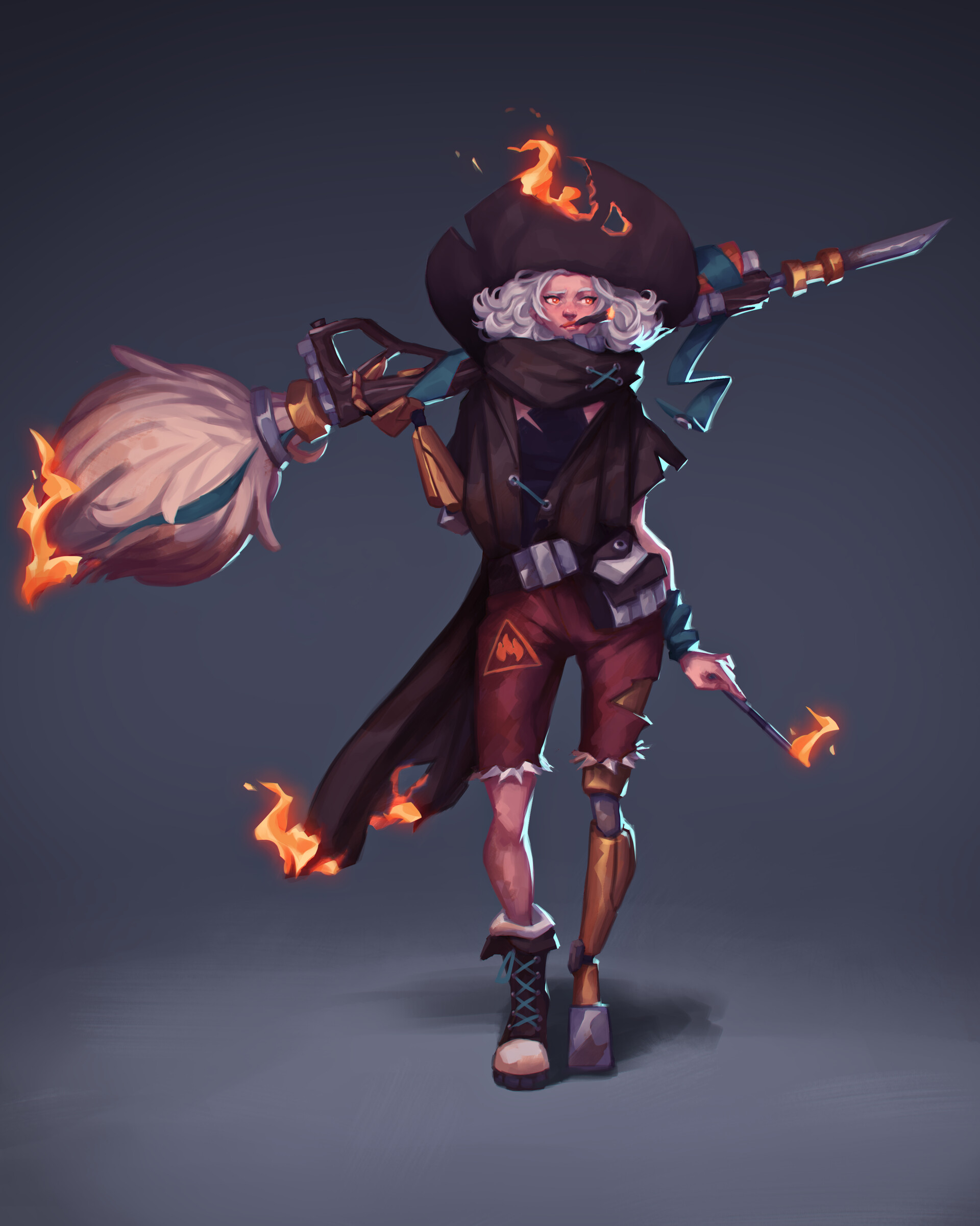 ArtStation - post apocalyptic witch