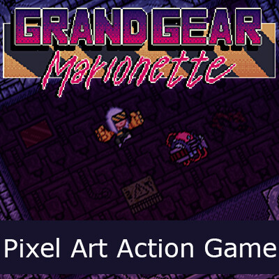 ArtStation - The Future Gears. - Pixel art game mockup.