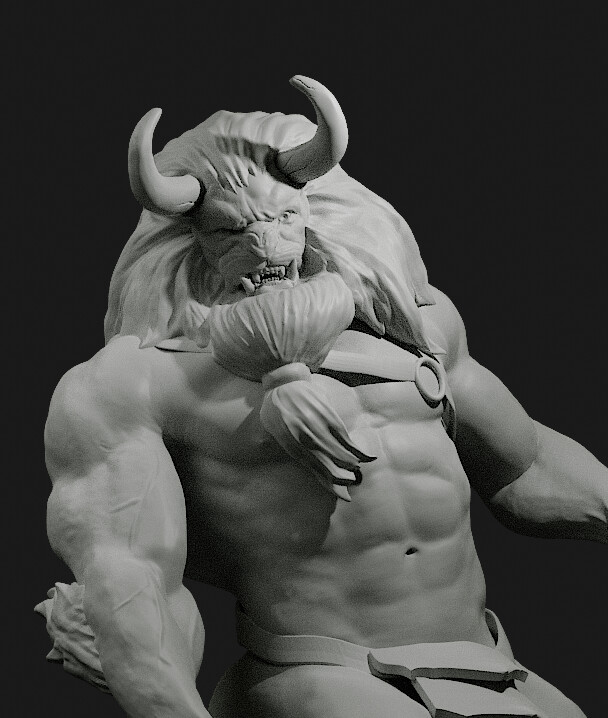 ArtStation - Relistic Lynel Sculpture from the Legend of Zelda Breath ...