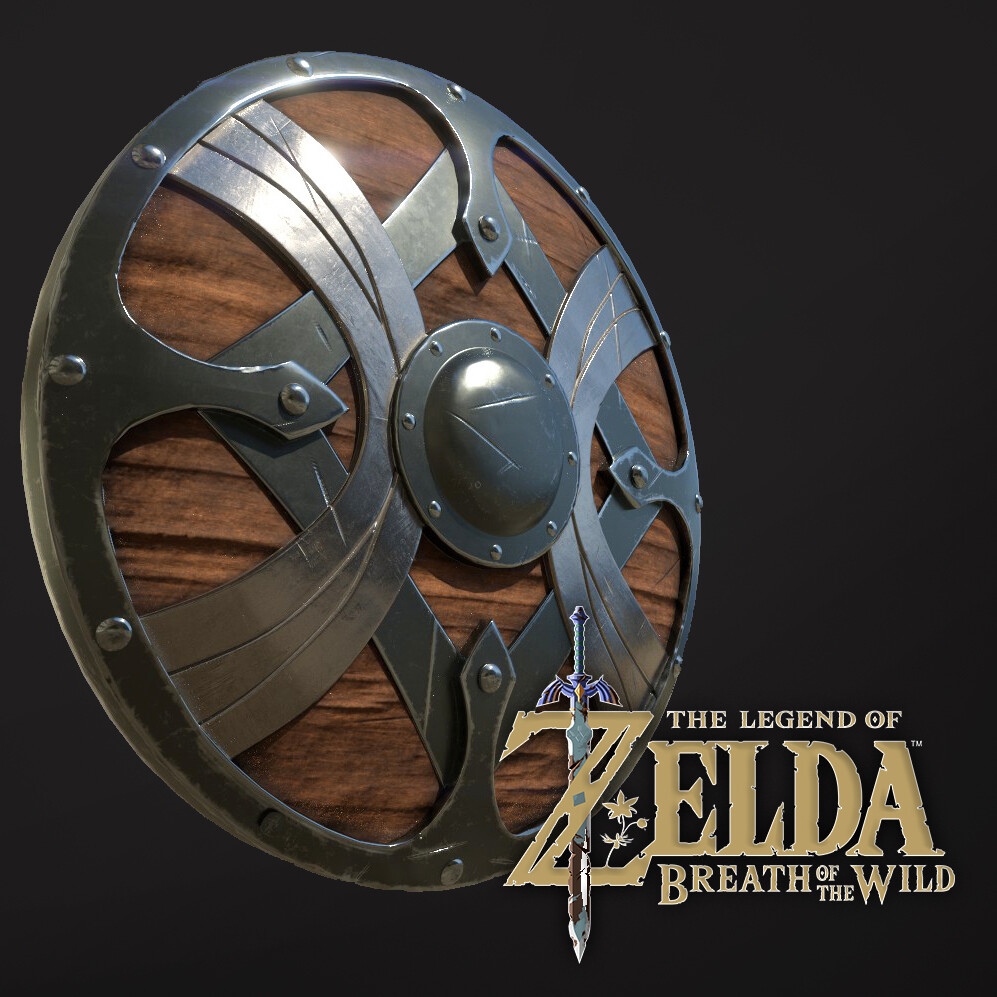 ArtStation Soldier's Shield Zelda Breathe of the wild