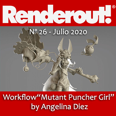 Render Out Magazine - Featured - Mutant Puncher Girl Workflow