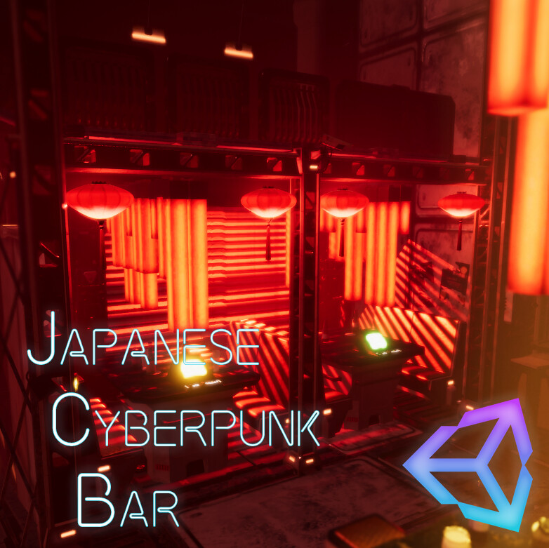 ArtStation - Japanese Cyberpunk Bar