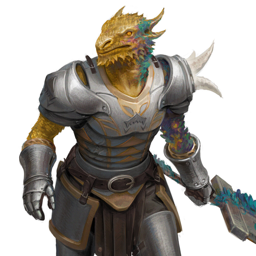 ArtStation - DnD Dragonborn