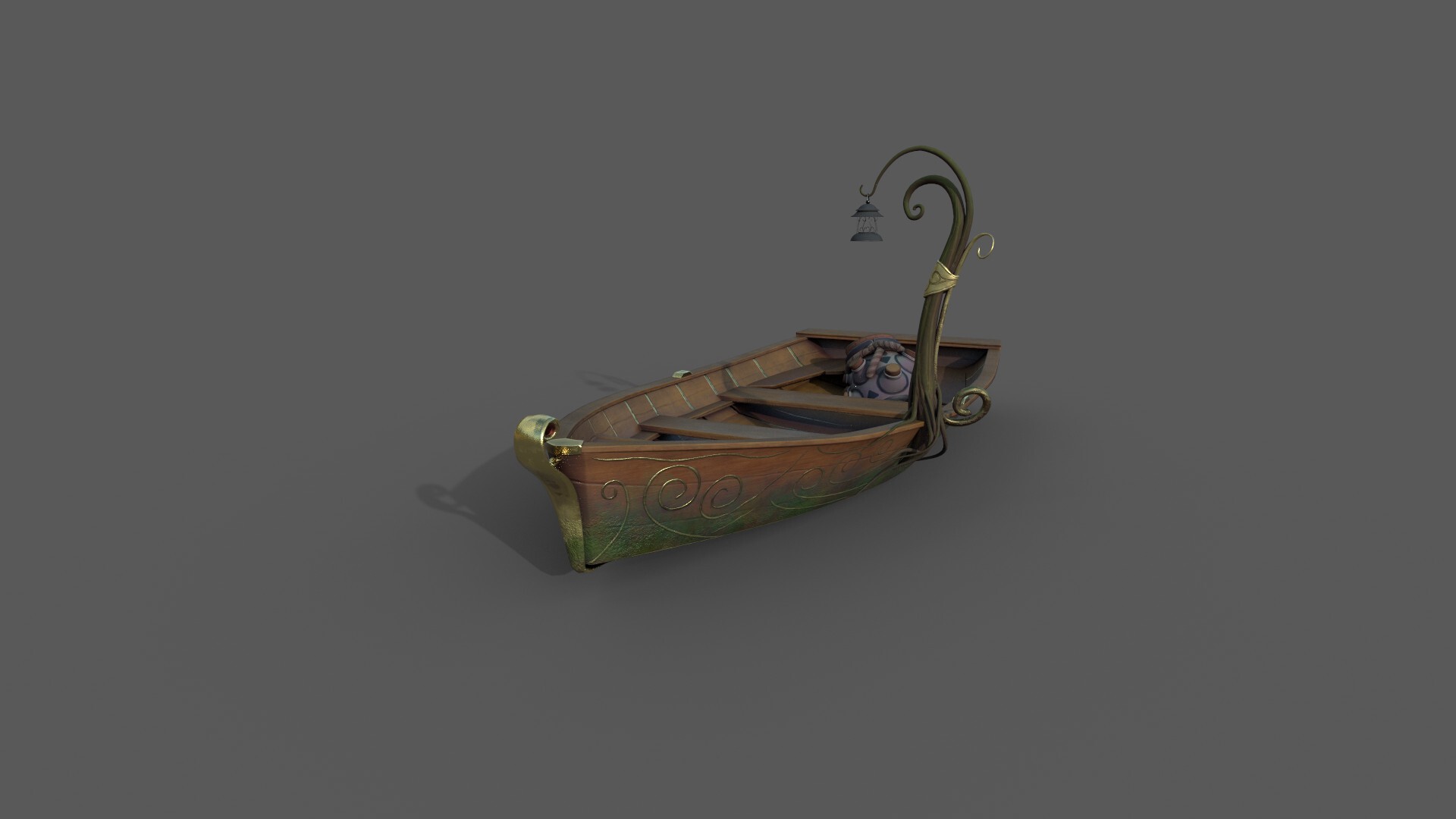 ArtStation - Fantasy Boat