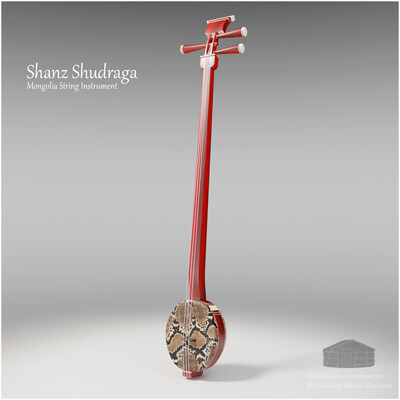 Michael klee michael klee shanz shudraga mongolia string instruments 3d model by michael klee 5
