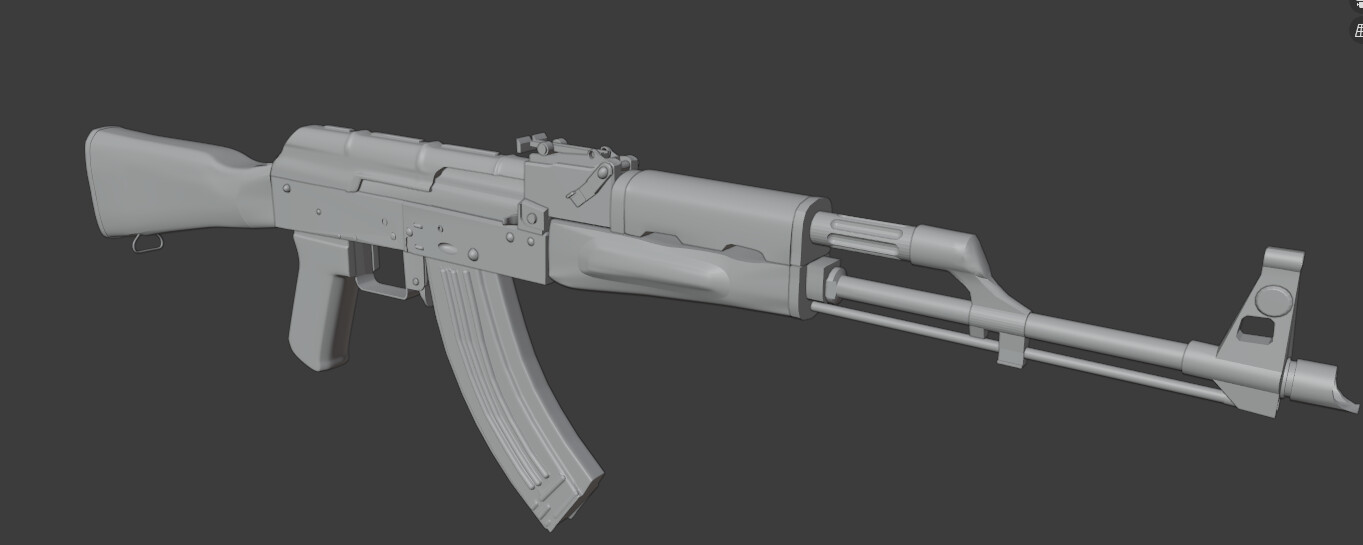 ArtStation - Highpoly AKM