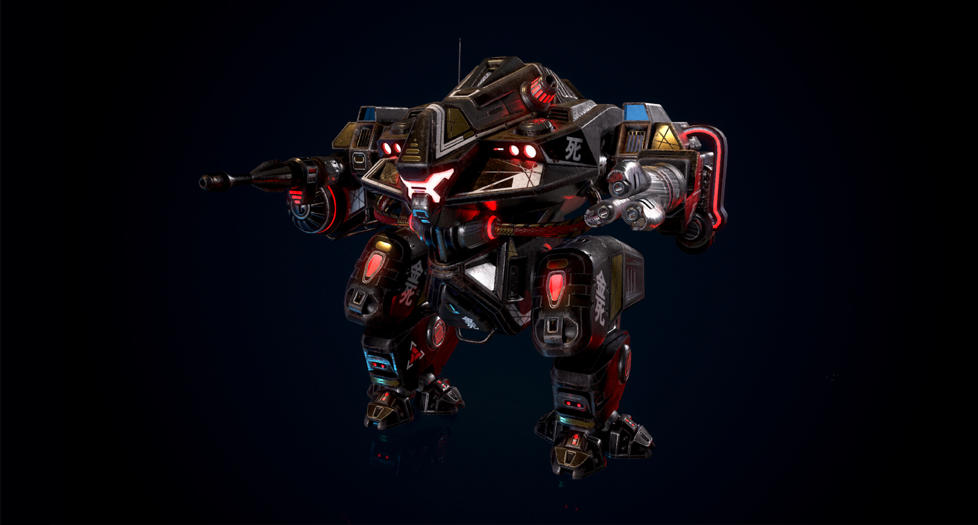 ArtStation - Futuristic Battle Mecha